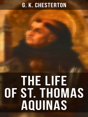 cover image of The Life of St. Thomas Aquinas